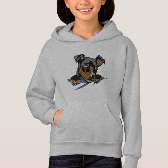 Diseño de Cachorro de Dachshund Negro (Anverso)