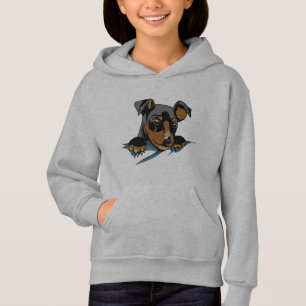 Diseño de cachorro de dachshund negro lindo