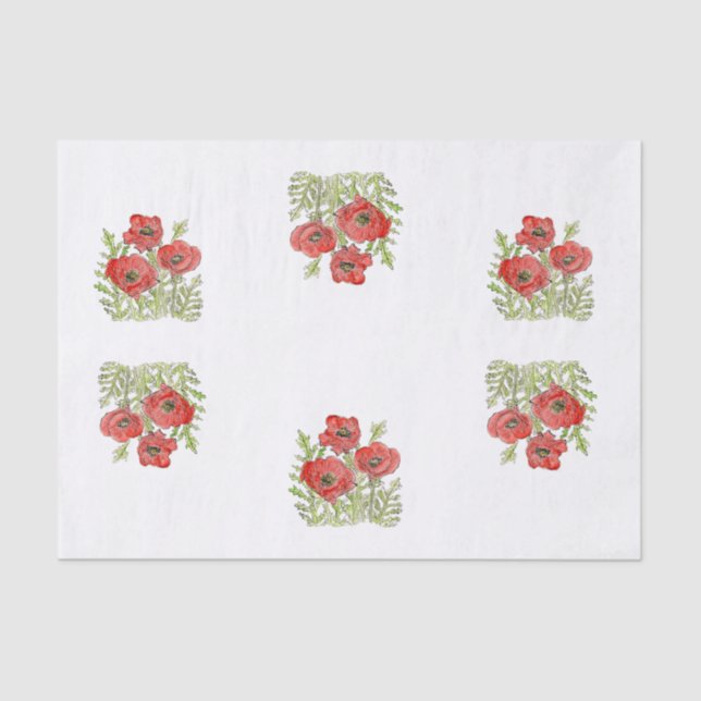 Diseño de cachorros en papel tisular (Anverso)