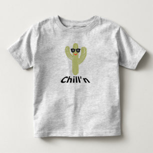 Diseño de Cactus Relajante - Camiseta de Jersey Fi