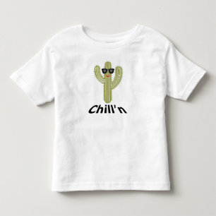 Diseño de Cactus Relajante - Camiseta de Jersey Fi