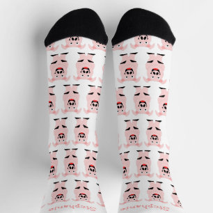 Diseño de calcetines de cerdo