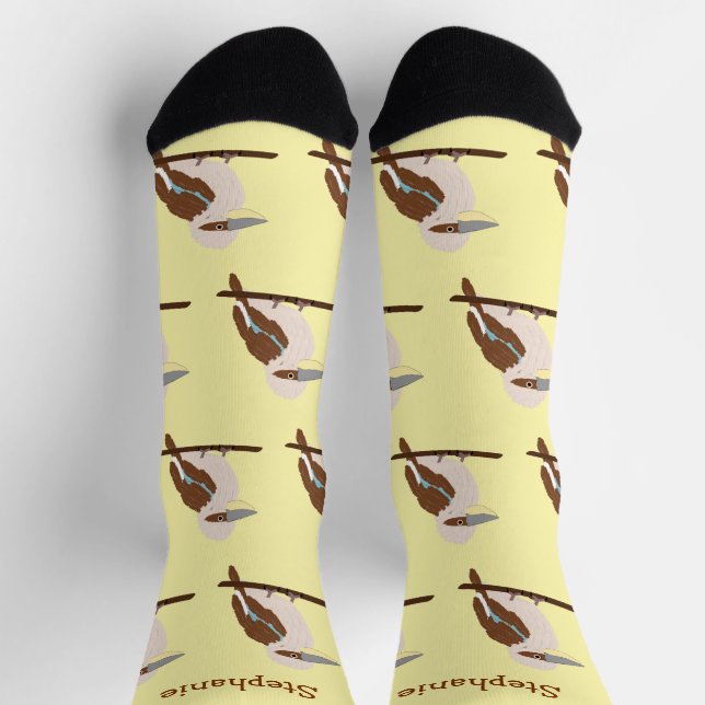 Diseño de calcetines Kookaburra (Arriba)