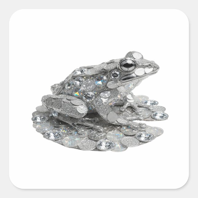 Diseño de calcomanía plateada en negrita (Anverso)