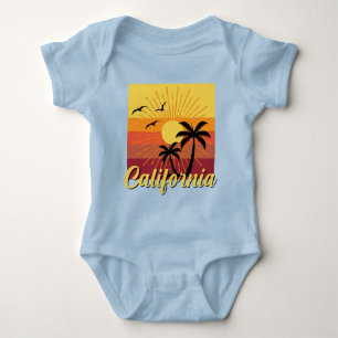 Diseño de California - Bebé Jersey Bodysuit