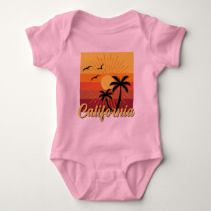 Diseño de California - Bebé Jersey Bodysuit