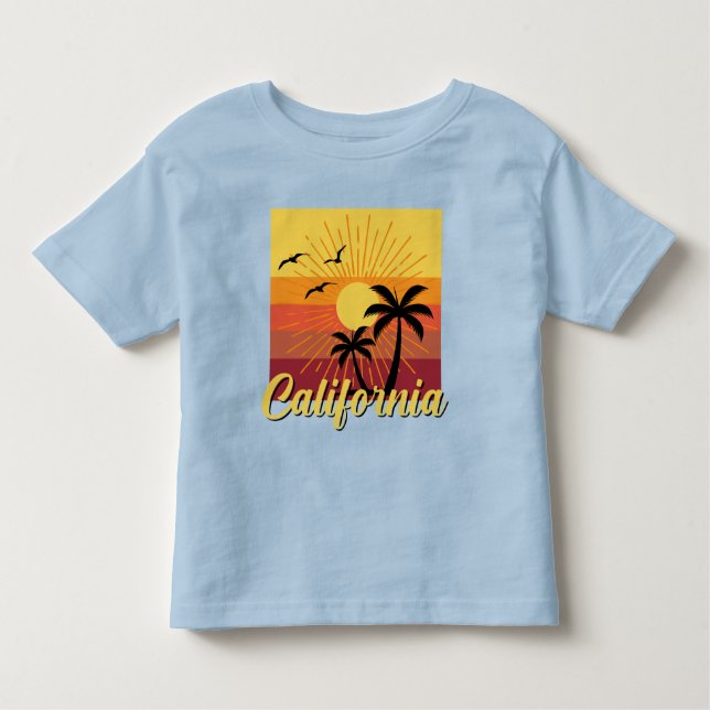 Diseño de California - Camiseta Toddler Fine Jerse (Anverso)