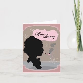 Diseño de Cameo de Beaucoup - Tarjeta de nota