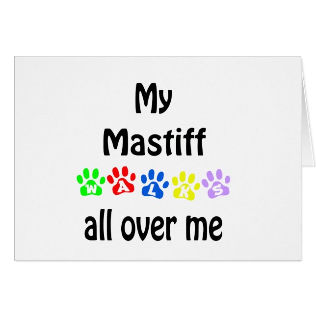 Diseño de caminatas de mastiff (Anverso (Horizontal))