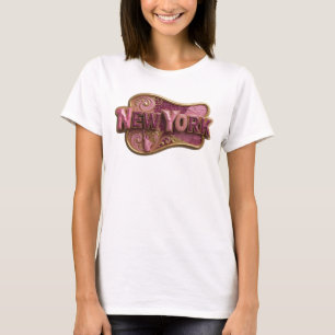 Diseño de camisa Crisp Gold NEW YORK