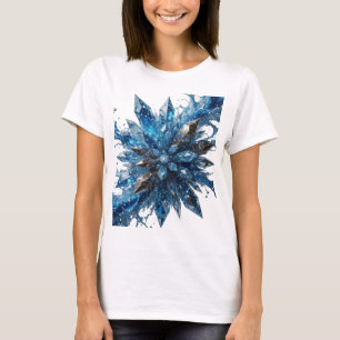 Diseño de camisa Crisp Silver BLUE ICE STAR