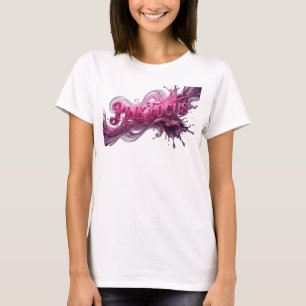 Diseño de camisa PINK FOCUS Rosa Vibrante