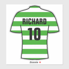 Diseño de camisas de fútbol en el Pegatina Green H