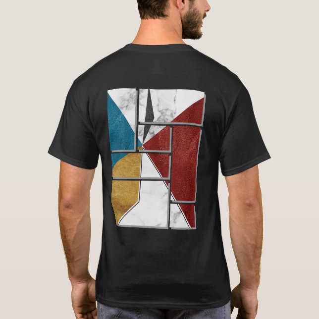 Diseño de camiseta abstracto (Reverso)