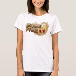 Diseño de camiseta Artística Naranja HORA DE BRUNC