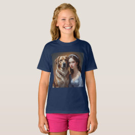 Diseño de camiseta azul marino para amantes de per
