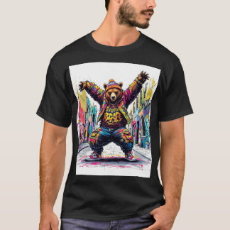 Diseño de camiseta B-Boy Bear