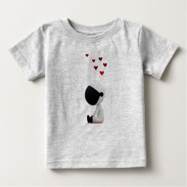 Diseño de camiseta bebé astronauta adorable