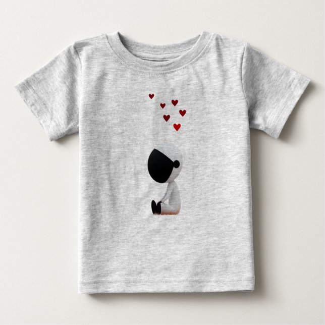 Diseño de camiseta bebé astronauta adorable (Anverso)