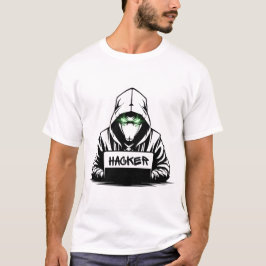 Diseño de camiseta Black Hacker