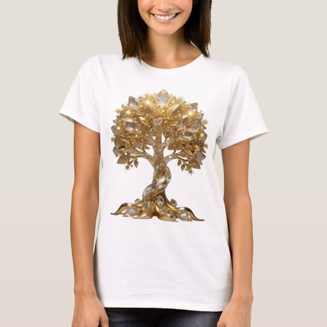Diseño de camiseta Bold Silver ÁRBOL DE LA VIDA do (Anverso)