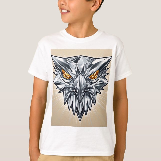 Diseño de camiseta con águila de cristal Emblem (Anverso)