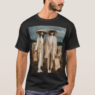 Diseño de camiseta con controlador de juegos para