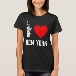 Diseño de camiseta con corazón de Me encanta Nueva
