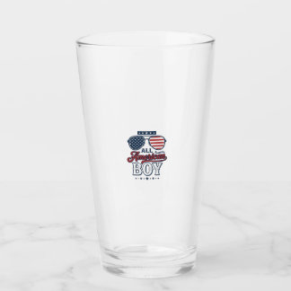 Diseño de camiseta con gafas de sol patrióticas pa