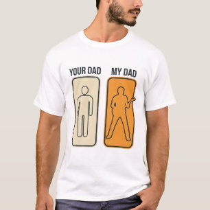 Diseño de camiseta con grabado vintage de papá de 