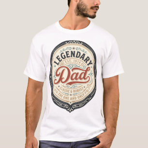Diseño de camiseta con grabado vintage Legendary D