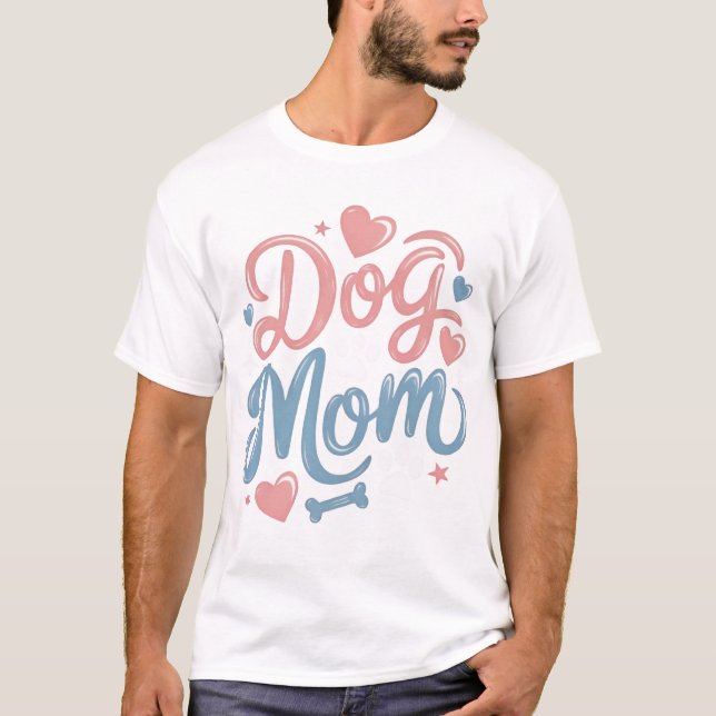 Diseño de camiseta con huella de perro de papá gen (Anverso)