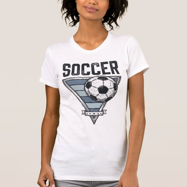 Diseño de camiseta con insignia triangular de baló (Anverso)