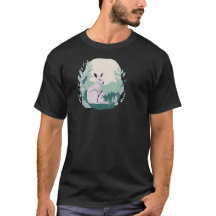 Diseño de camiseta con silueta de canguro