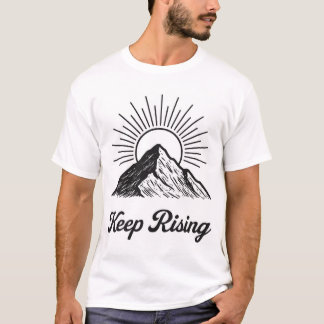 Diseño de camiseta con título: Sigue Subiendo