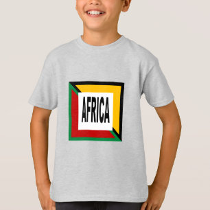 DISEÑO DE Camiseta contra la basura infantil ÁFRIC