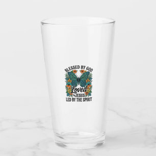 Diseño de camiseta cristiana de mariposa bendita (