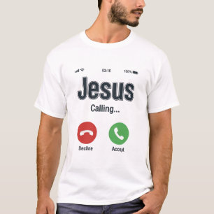 Diseño de camiseta cristiana de pantalla de teléfo