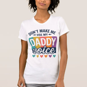 Diseño de camiseta Daddy Voice Vintage Pride_1