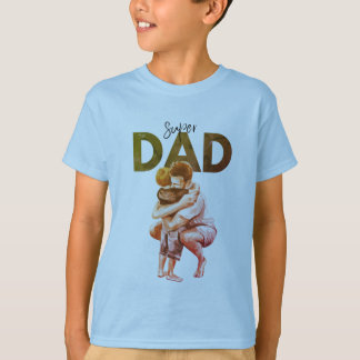 Diseño de camiseta de acuarela Super Dad