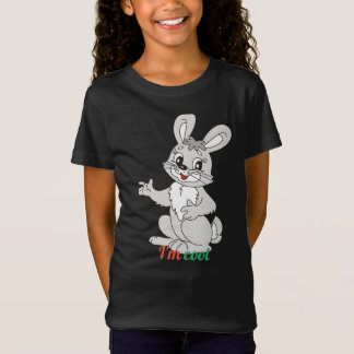 diseño de camiseta de amante del conejo divertido