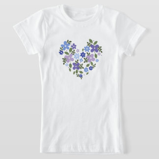 diseño de camiseta de amor de flores