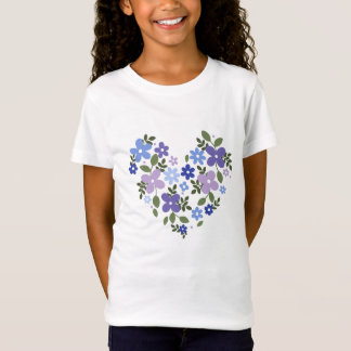 diseño de camiseta de amor de flores