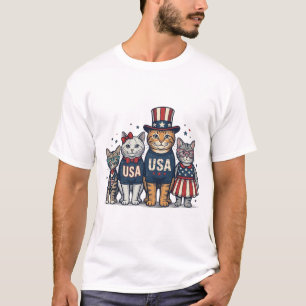 Diseño de camiseta de amor de girasol patriótico v
