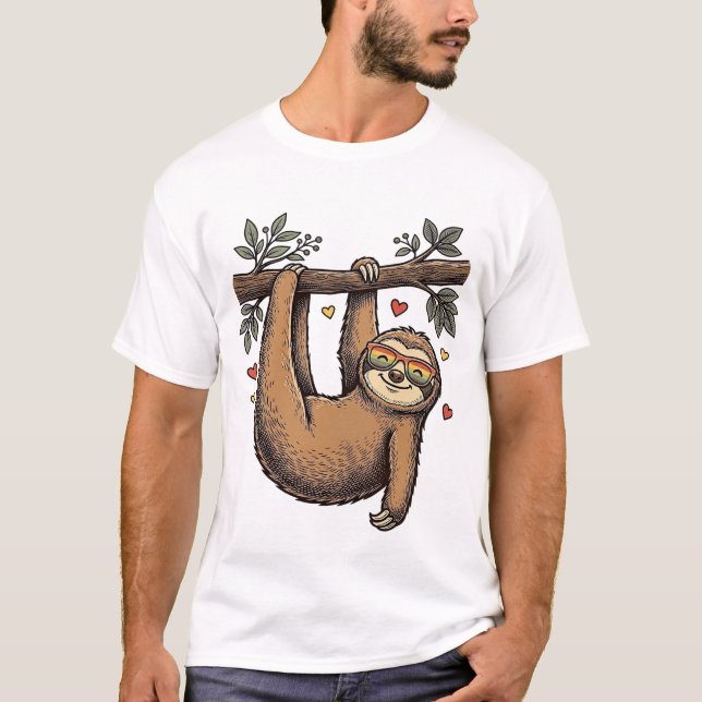 Diseño de Camiseta de Arcoíris de Corazón de Perez (Anverso)