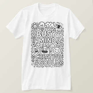 Diseño de camiseta de arte creativo Doodle