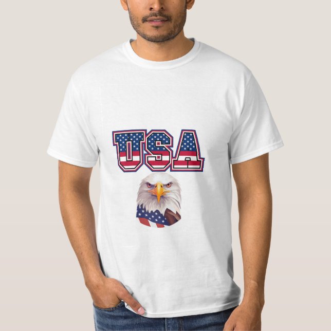 diseño de camiseta de arte de EE. UU. (Anverso)