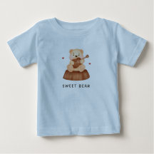 Diseño de camiseta de bebé lindo