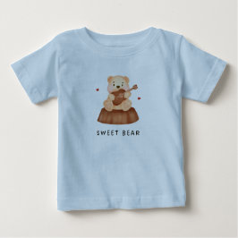 Diseño de camiseta de bebé lindo
