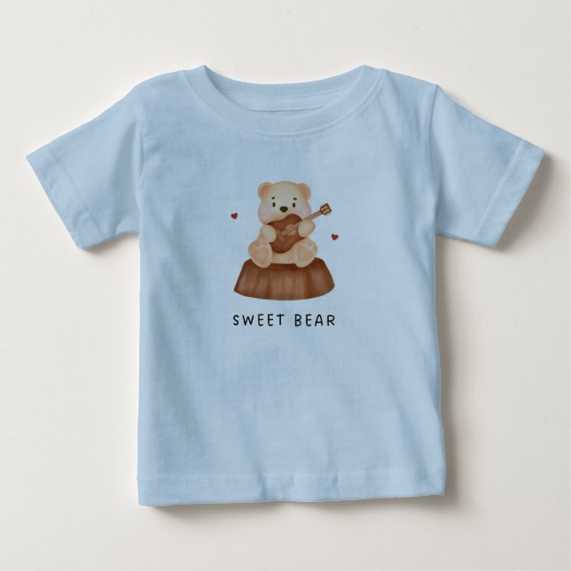 Diseño de camiseta de bebé lindo (Anverso)